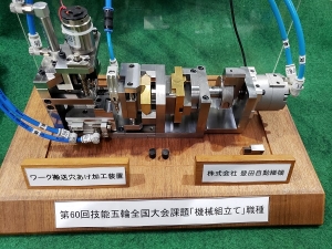 第60回技能五輪全国大会　機械組立職種　完成品